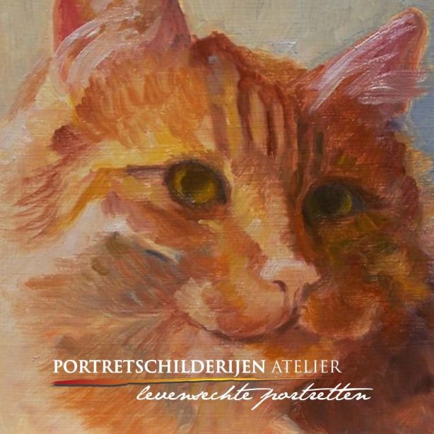 Dierenportret laten schilderen door Portretschilderijenatelier