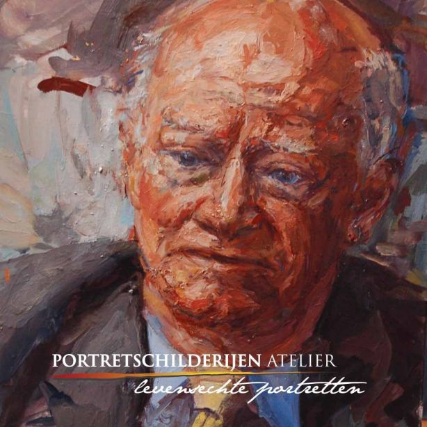 Mannenportret laten schilderen door Portretschilderijenatelier