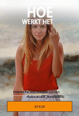 Hoe werkt het laten schilderen van een portret bij Portretschilderijenatelier